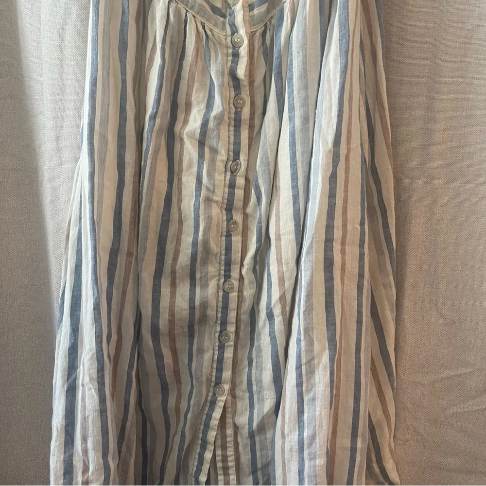 Free People Kansas City Girl Striped Midi Dress